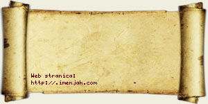 Jovana Nikolendžić vizit kartica